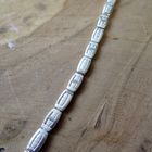 Image 3 of Silver matte link bracelet