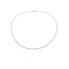 Image 1 of Gold thin gourmet link necklace | 48 cm