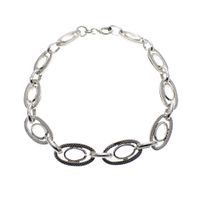 Silver fantasy link bracelet | 18.5 cm