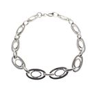 Image 1 of Silver fantasy link bracelet | 18.5 cm