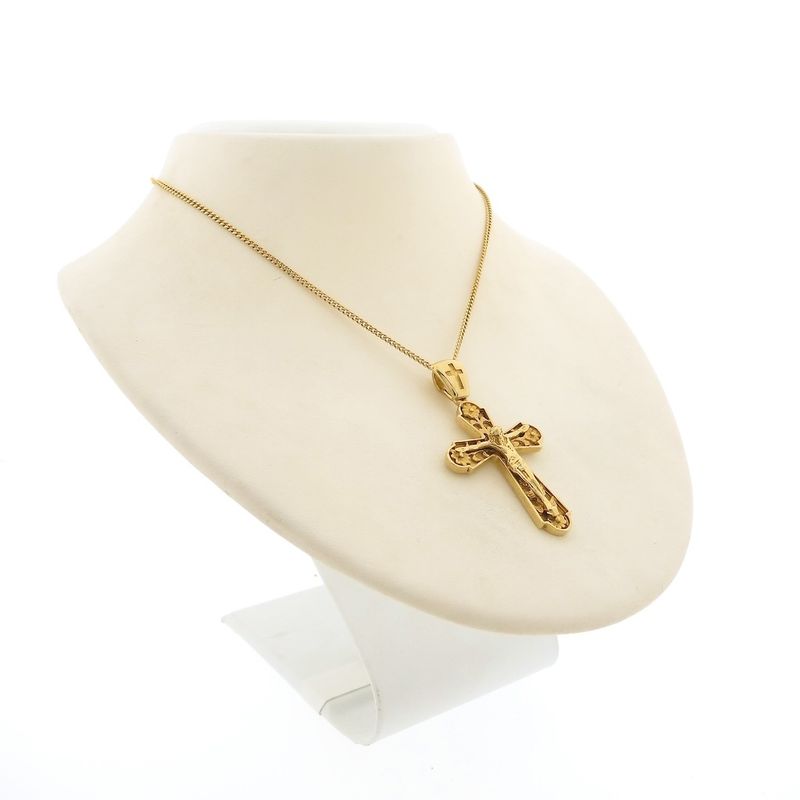 Image 8 of Gold pendant of a cross with corpus