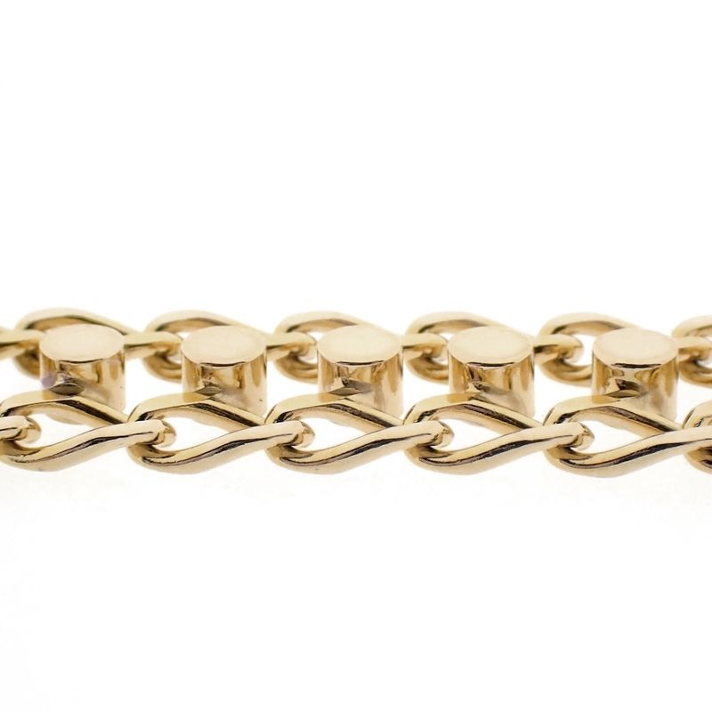 Image 3 of Vintage gold fantasy link bracelet