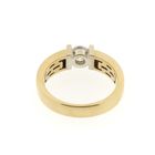 Image 5 of Christ bicolor gold solitaire ring with diamond 1.01 ct.