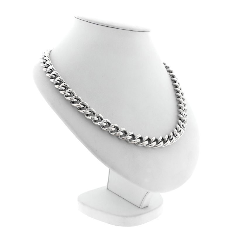 Image 3 of Silver Gourmet Link Chain