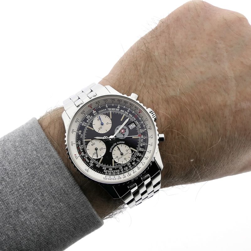 Image 17 of Breitling Old Navitimer II 'Patrouille Suisse' Limited Edition A13022; Chronograph men's watch
