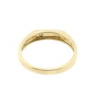 Image 7 of Gold Jeunesse pinky ring with diamond; 0.015 ct.
