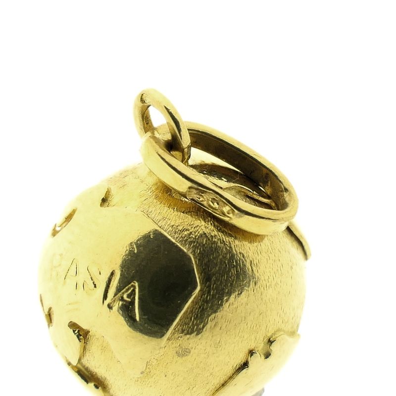 Image 3 of 18 carat gold globe pendant