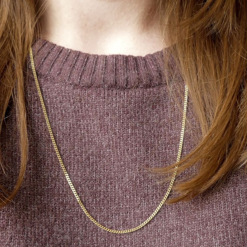 Image 6 of 18K Gold Gourmet Link Chain | 60.5 cm