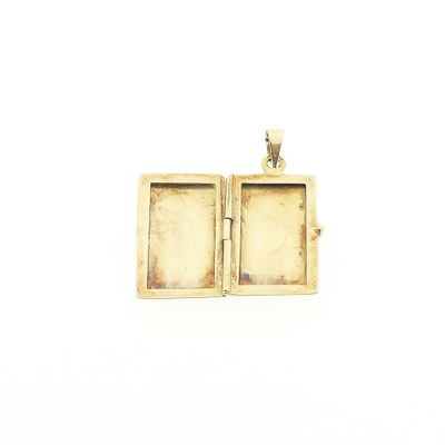 Image 2 of Vintage gold locket pendant