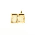 Image 2 of Vintage gold locket pendant