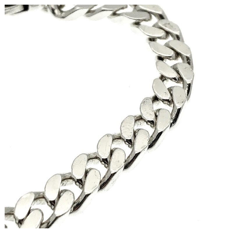 Image 3 of Silver gourmet link bracelet | 19 cm
