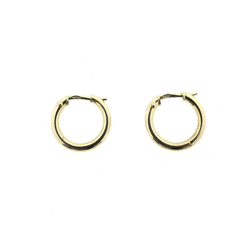 Image 6 of Gold earrings | Ø 14 mm