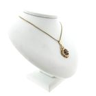 Image 3 of Gold Pendant with Garnet