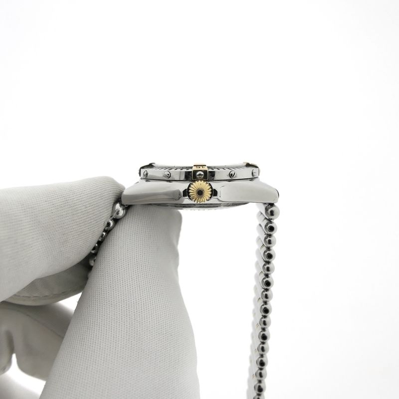 Image 5 of Breitling Callistino 'Mother of Pearl' B72345; 18k gold/steel women's watch