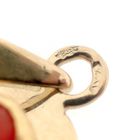 Image 9 of Gold pendant with red coral | Vintage