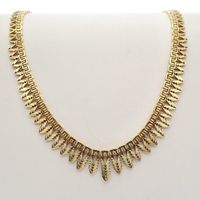 Vintage gold ladies necklace
