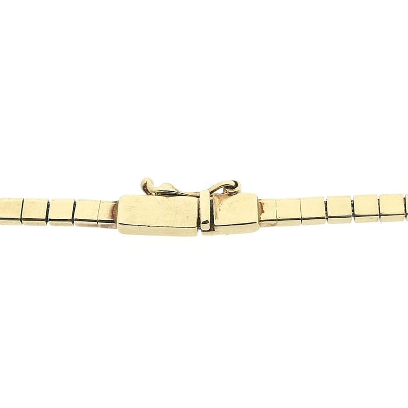 Image 7 of Gold Omega link necklace