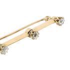 Image 6 of Rose gold brooch with diamond; 0.45 ct.