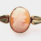 Image 2 of Vintage gold brooch with cameo