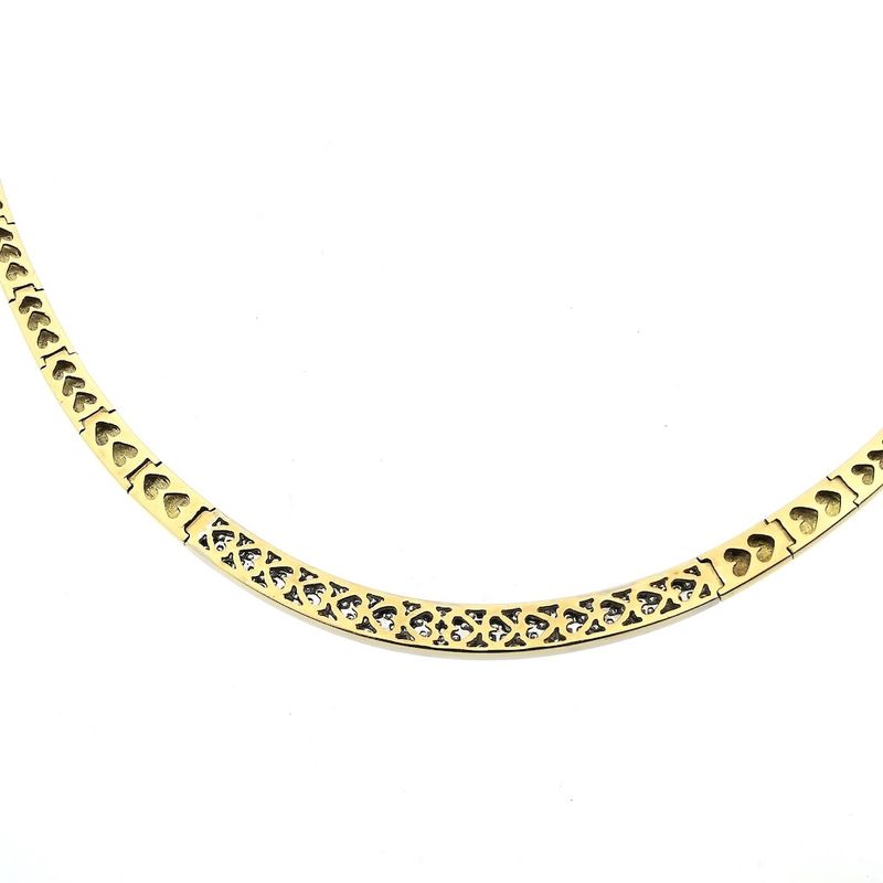 Image 7 of Leo Pizzo gold necklace with diamonds; 1.50 ct.