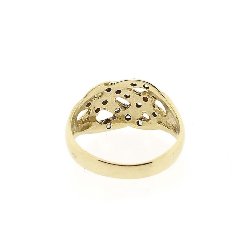 Image 4 of Gold Ring with Zirconia