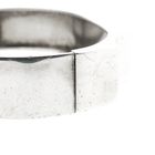 Image 6 of Silver Artistic Slave Bracelet; Size M/L