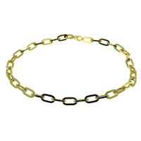 Gold link bracelet | 19.5 cm