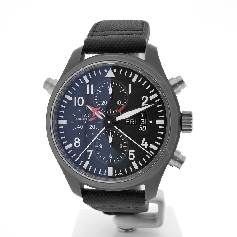 Image 7 of IWC Pilot's Watch Double Chronograph 'Topgun' IW379901; Automatic men's watch