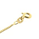 Image 7 of Gold flat gourmet link chain | 50 cm