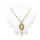 Image 3 of Gold mirrored mesh necklace | 45 cm