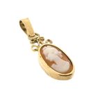 Image 4 of Gold pendant with cameo | Vintage