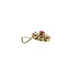 Image 3 of Gold pendant with red coral | Vintage