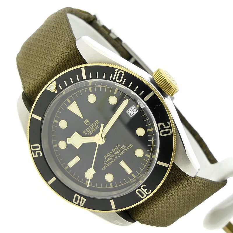 Image 10 of Tudor Black Bay; Gold/steel men's watch