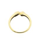 Image 3 of Gold ring with zirconia