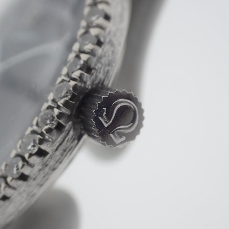 Image 7 of Omega Vintage 'Cocktail'; 18k white gold women's watch with diamonds