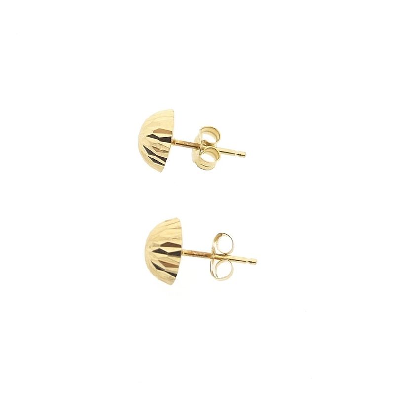Image 9 of Golden subtle stud earrings