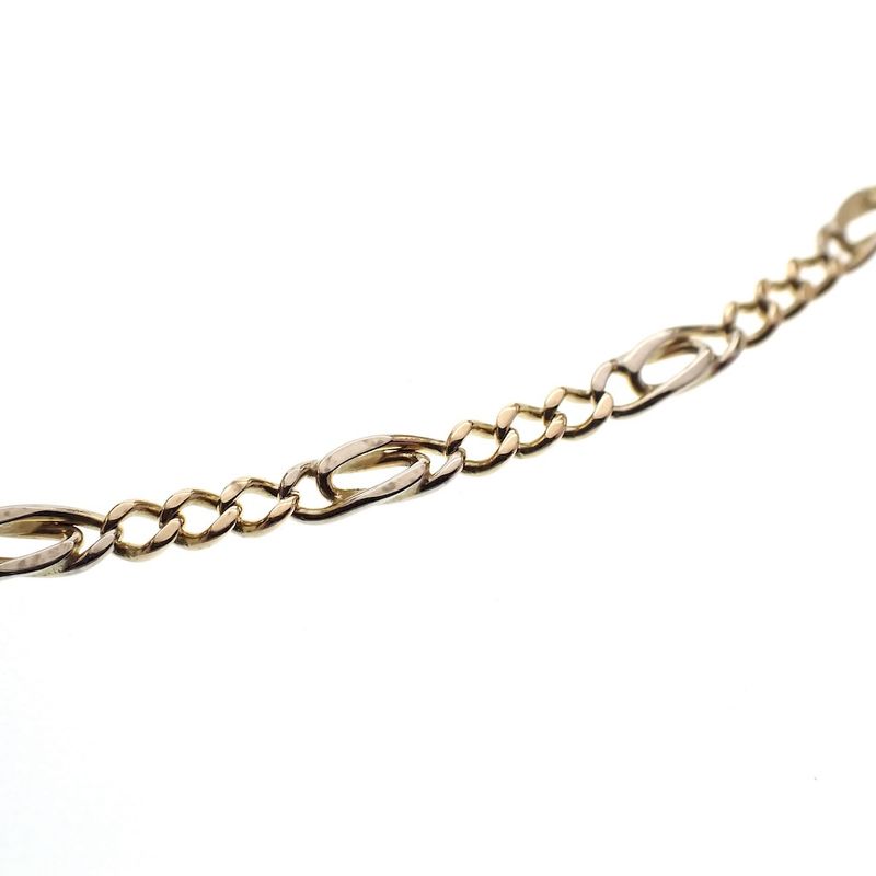 Image 6 of Two-tone gold Figaro link chain.