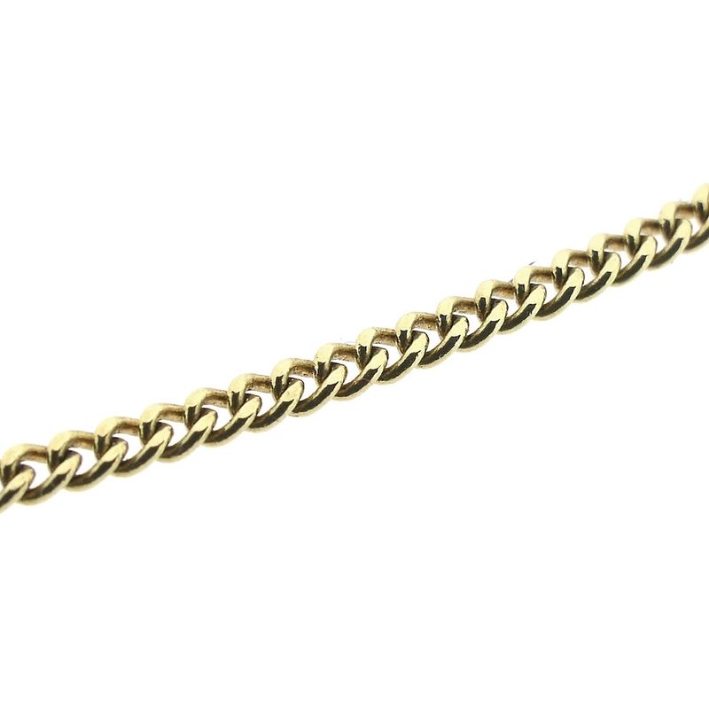 Image 3 of Gold gourmet link chain | 52 cm