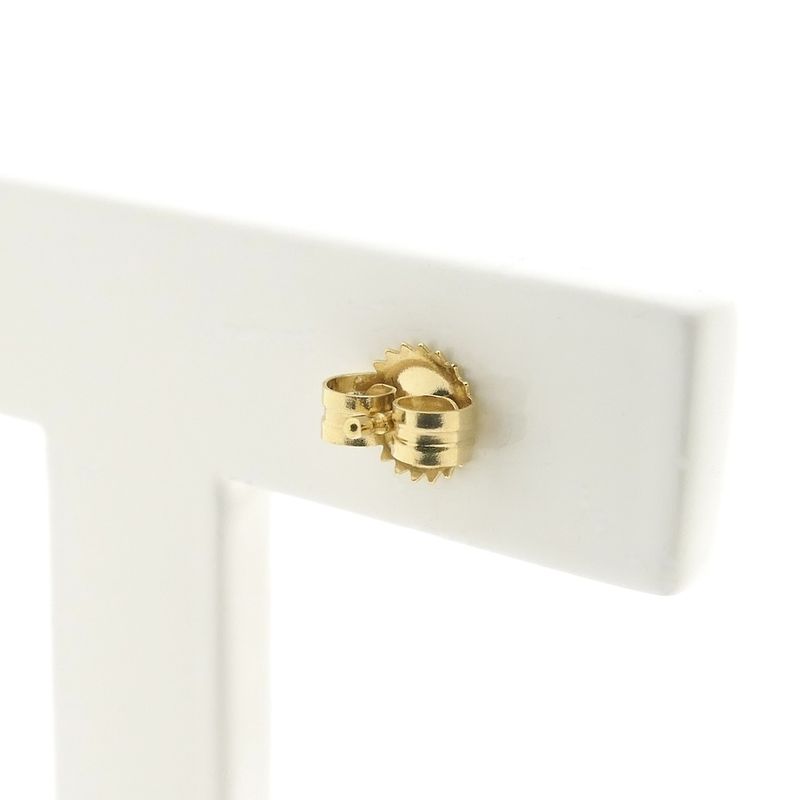 Image 6 of Gold stud earrings with diamond | 0.02 ct.