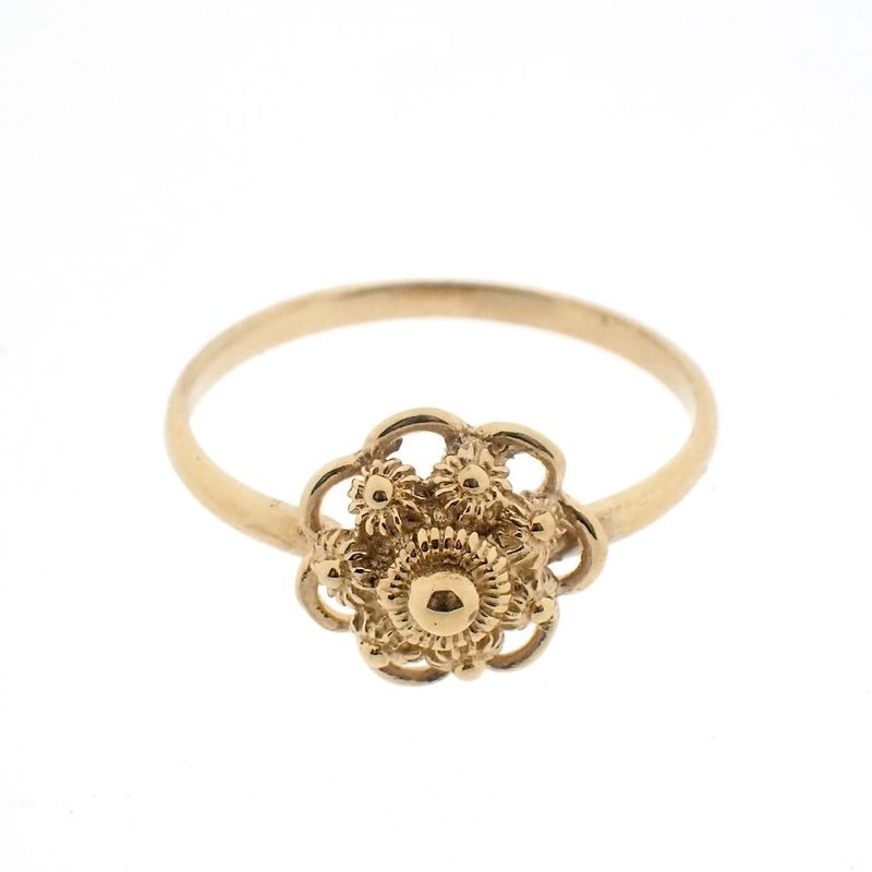Image 8 of Gold ring with Zeeland button