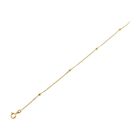 Image 7 of Gold gourmet link bracelet with beads | 18.5 cm