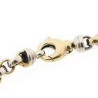 Image 3 of Two-tone gold jasseron link bracelet