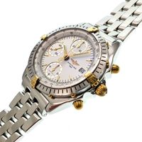 Breitling Chronomat; Chronograph men's watch on pilot's strap
