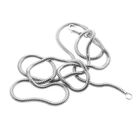 Image 7 of White gold snake link chain | 47 cm