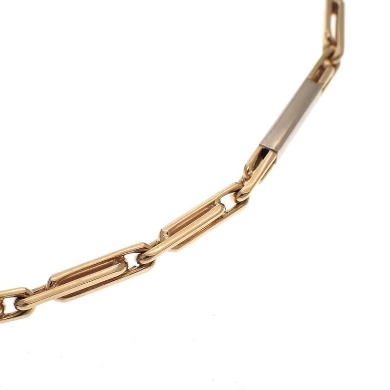 Image 8 of Two-tone gold fantasy link chain