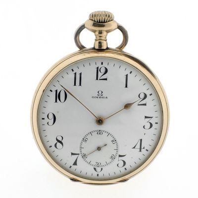 Omega; Antique 18k gold pocket watch Image 1 of Omega; Antique 18k gold pocket watch