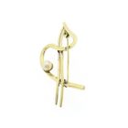 Image 11 of Vintage gold brooch with pearl
