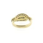 Image 3 of Gold ring with diamonds; 0.105 ct.