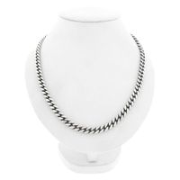 Silver Gourmet Link Chain