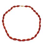 Image 6 of Carnelian bead necklace with gold decorative clasp